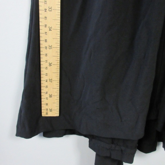 Norma Kamali Sleeveless Wrap Dress XL Black Twist Front Stretch Designer 520 - Picture 7 of 12